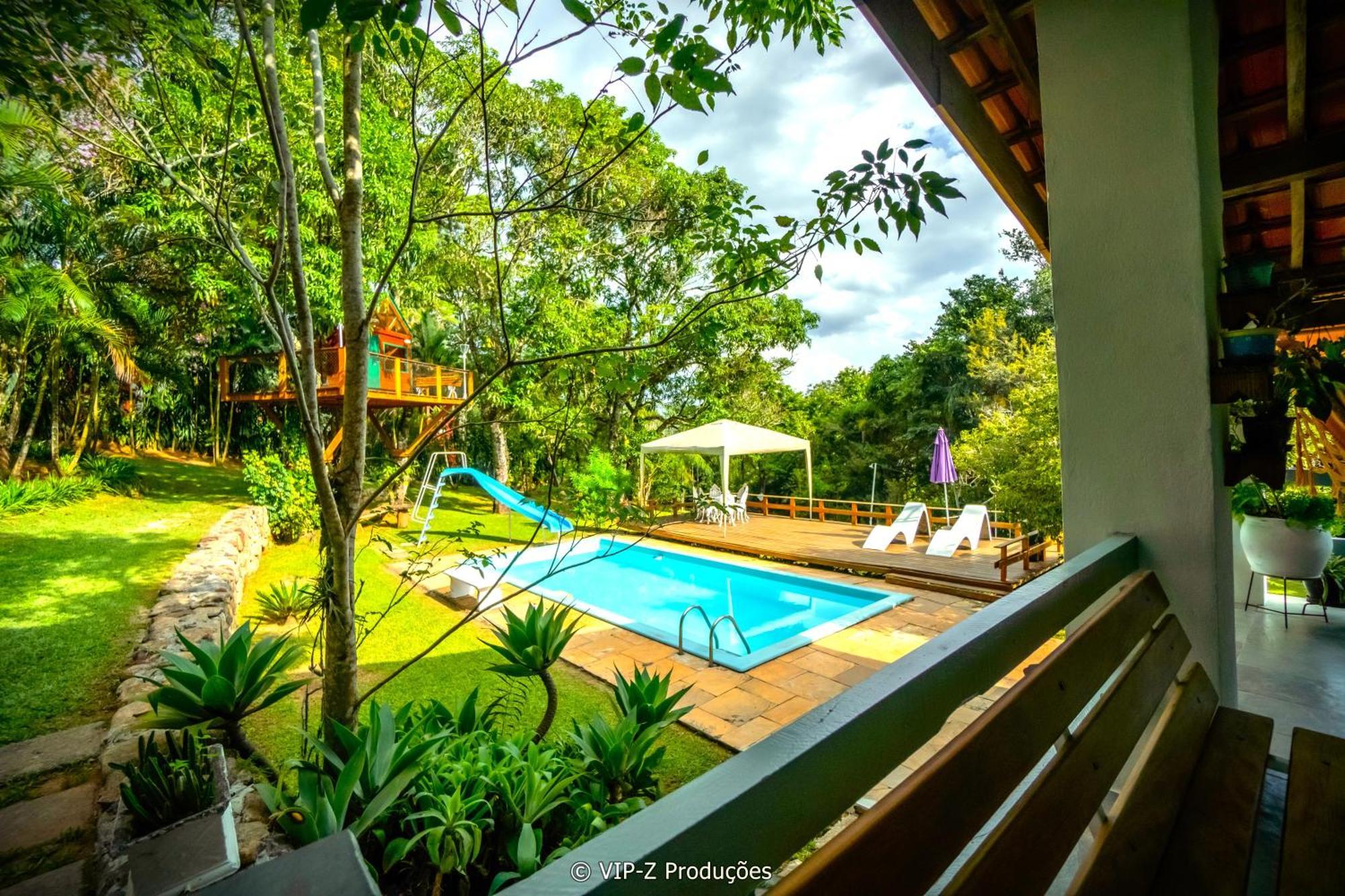 Chacara Atibaia Com Casa Na Arvore Esterno foto