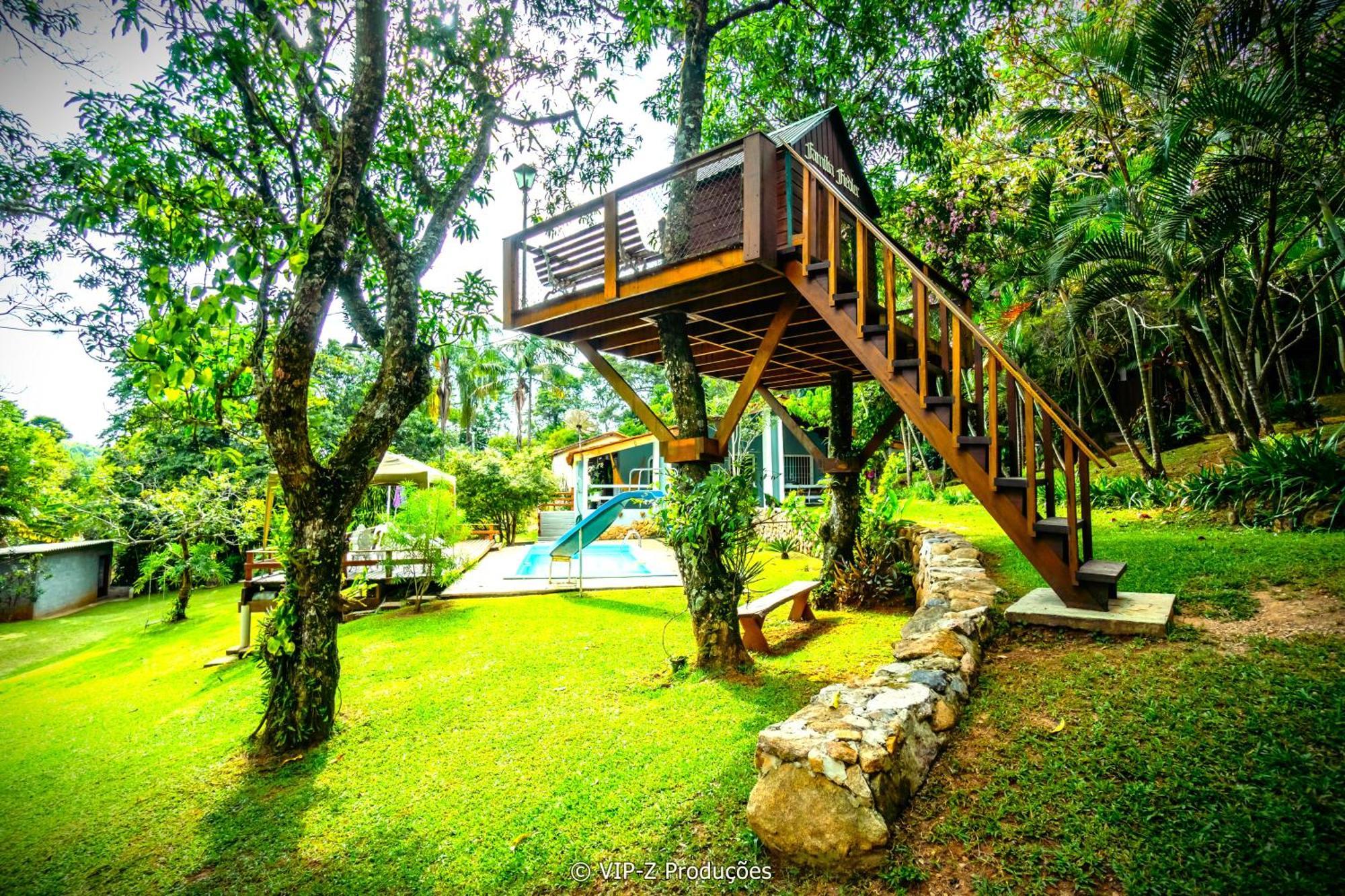 Chacara Atibaia Com Casa Na Arvore Esterno foto