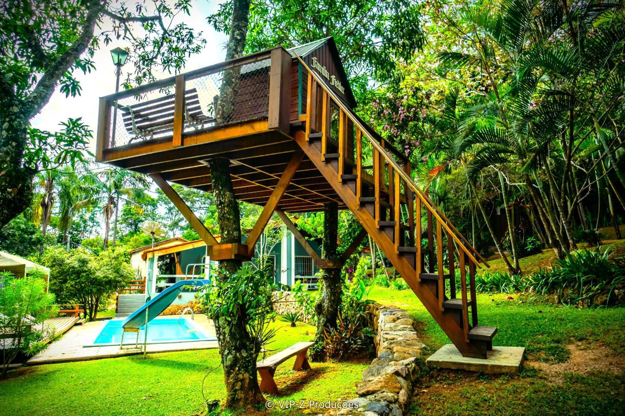 Chacara Atibaia Com Casa Na Arvore Esterno foto